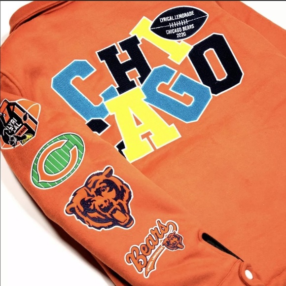 Lyrical Lemonade x Chicago Bears Varsity Jacket - Picture 3 of 4